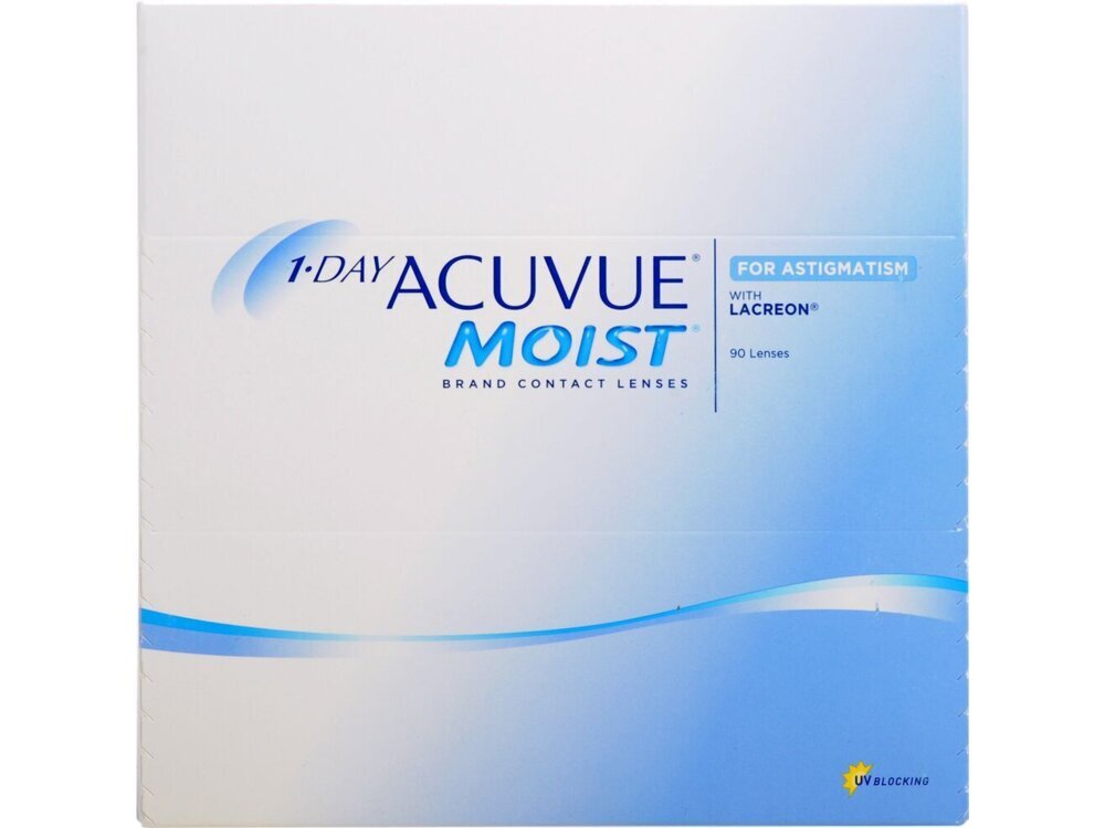 1-DAY Acuvue Moist for ASTIGMATISM, 90pk