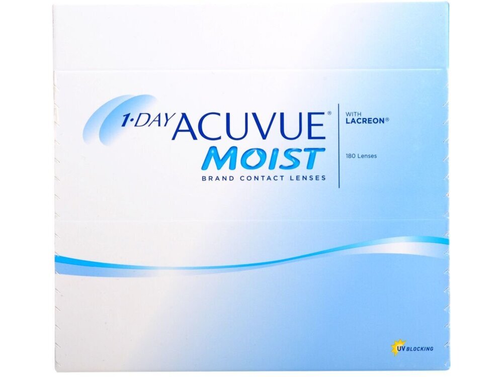 1-DAY Acuvue Moist, 180pk