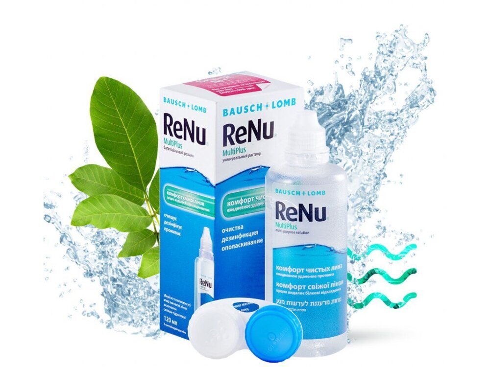 Раствор ReNu Multi Plus 120 мл