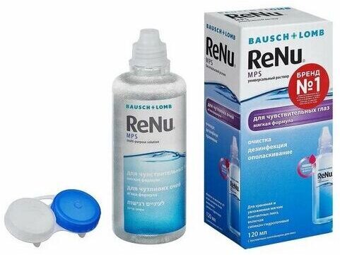 Раствор ReNu MPS д/чувств. 120мл.